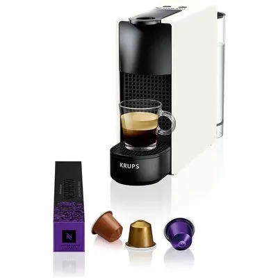 Kapselmaschine Nespresso Essenza Mini von Krups Weiß