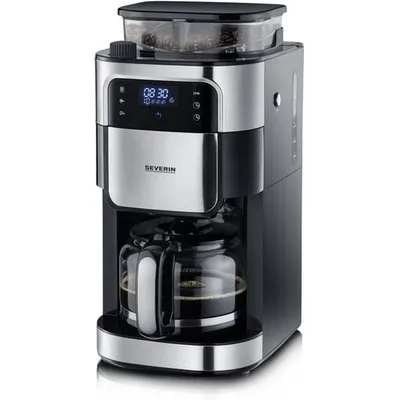 Severin KA 4813 Filterkaffeemaschine Edelstahl-Mahlwerk