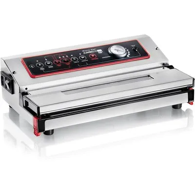 Magic Vac Jumbo 30 Evo V772PK2 Profi Vakuumiergerät Edelstahl mit Doppelpumpe und 30 cm Schweißleiste