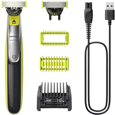 Philips QP2834/23 OneBlade Face+Body Trimmer neongelb/schwarz
