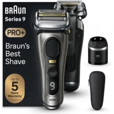 Braun Series 9 Pro+ 9575cc Wet & Dry, Folienschaber, Metallisch, Akku, Lithium-Ion (Li-Ion), 90 min, Box