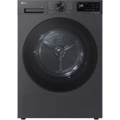 LG RT80X7B Trockner mit Dual Inverter Wärmepumpentechnologie schwarz 8 kg