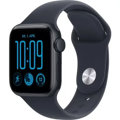 Apple Watch SE 3 Aluminium Cellular 40mm Mitternacht (Sportarmband navyblau) M/L 2026