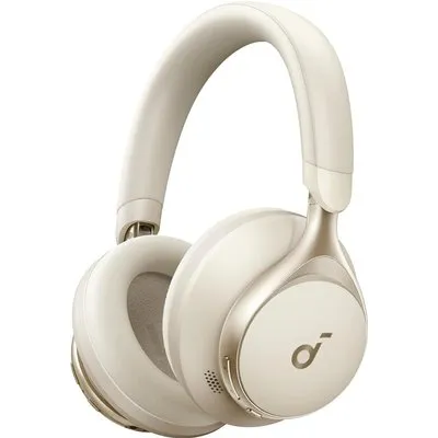 Soundcore Space One Kopfhörer Verkabelt & Kabellos Kopfband Anrufe/Musik Bluetooth Cremefarben (A3035G21)