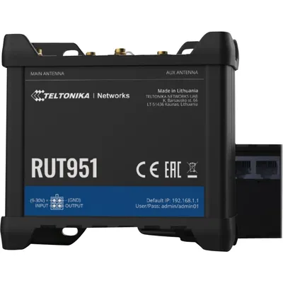 Teltonika Industrieller kompakter 4G/LTE Dual SIM Router, mit Ethernet & I/O LTE / 3G Router (RUT951000000)