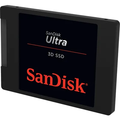 SanDisk Ultra 3D - SSD - 1TB - intern - 2.5 (6,4 cm) - SATA 6Gb/s (SDSSDH3-1T00-G26)