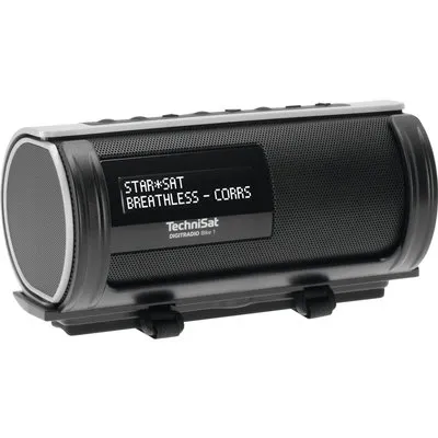TechniSat DigitRadio Bike 1 - Tragbares DAB-Radio - 5 Watt - Schwarz, Silber (0000/3926)