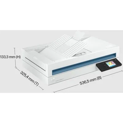 HP ScanJet N4600fnw1 Flachbett 40S./Min, ADF 100 B.,Ultras. 2.8TFT (20G07A)