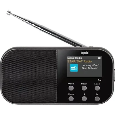 Imperial DABMAN 15 Taschenradio DAB+, UKW AUX, DAB+, UKW Tastensperre, Weckfunktion, wiederaufladbar Anthrazit (22-125-00)