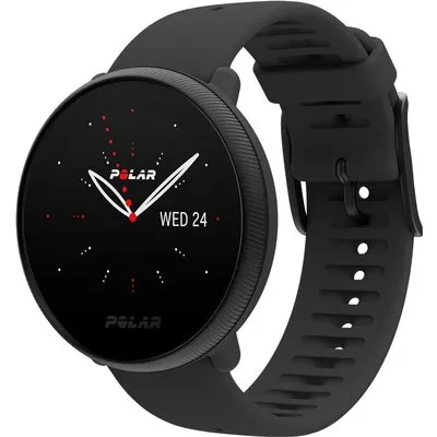 Polar Ignite 2 - Schwarz & Perlmutt - Sportuhr mit Band - Silikon - schwarz - Bandgröße: S/L - Bluetooth - 35 g (90085182)