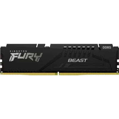 Kingston FURY Beast - DDR5 - Kit - 32 GB: 2 x 16 GB - DIMM 288-PIN - 2800 MHz / PC5-44800 - CL40 - 1.25 V - ungepuffert - on-die ECC - Schwarz (KF556C40BBK2-32)
