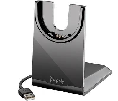 HP Poly Poly - Ladeschale - für Voyager 4300 UC Series 4310, 4320, Voyager Focus 2 Office, 2 UC (220265-01)