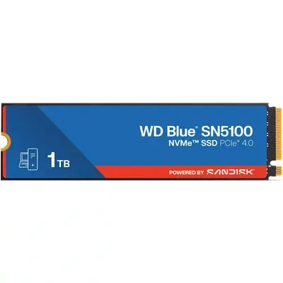 Western Digital WD Blue SN5100 1TB PCIe NVMe M.2 SSD (WDS100T5B0E)
