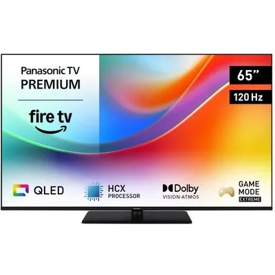 Panasonic TV-65W85BEZC sw LED-TV QLED UHD 4K HDR Multituner Fire TV (TV-65W85BEZC)