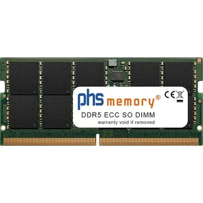 PHS-memory 48GB RAM Speicher DDR5 SO DIMM ECC 5600MHz PC5-44800E 262 Pin SO DIMM 1,1 Volt (SP595054)