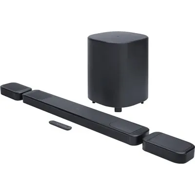 JBL Bar 1000 MK2 7.1.4-Kanal BT Soundbar m. abnehmb. LS black (JBLBAR1000M2BLKEP)