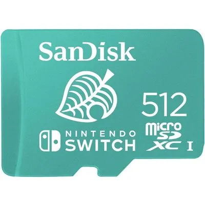 SanDisk Nintendo Switch - Flash-Speicherkarte - 512GB - UHS-I U3 / Class10 - microSDXC UHS-I (00186522)
