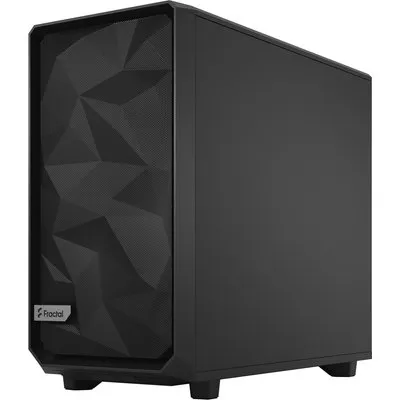 Fractal Design Meshify 2 - Tower - Erweitertes ATX - Seitenteil mit Fenster (gehärtetes Glas) - keine Spannungsversorgung (ATX) - Schwarz - USB/Audio (FD-C-MES2A-03)