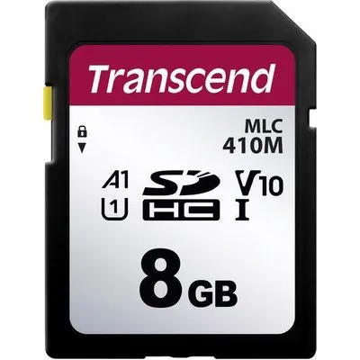 Transcend 410M - Flash-Speicherkarte - 8 GB - A1 / Video Class V10 / UHS-I U1 / Class10 - microSDHC UHS-I (TS8GSDC410M)