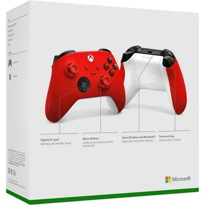 MICROSOFT XBOX Wireless Controller pulse red Projekt Retail (P) (QAU-00012)