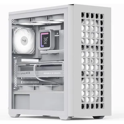 AeroCool Geh Midi D502A-G-WT-V1 (W/Mesh/ATX) (ACCM-MA02043.21)