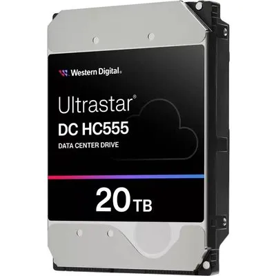 WD Ultrastar DC HC555 - Festplatte - Datencenter - 20TB - intern - 3,5 (8,9 cm) - SATA 6Gb/s - 7200 rpm - Puffer: 512MB (0B48724)