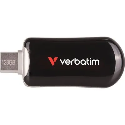 Verbatim PLECTRA USB-C FLASH DRIVE BLACK 128GB (30225)