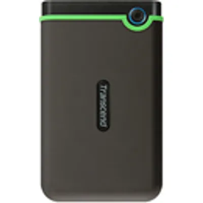 Transcend StoreJet 25M3 - Festplatte - 1 TB - extern (tragbar) - 2.5 (6.4 cm) - USB 3.1 Gen 1 - 256-Bit-AES - Iron Gray