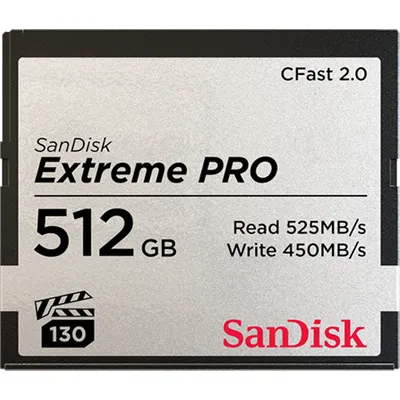 Sandisk Extreme Pro 512GB 512GB CFast 2.0 Speicherkarte (SDCFSP-512G-G46D)