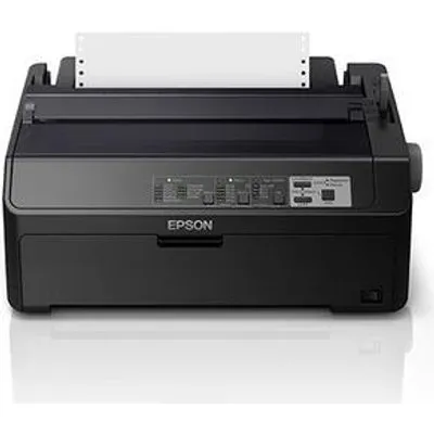 Epson LQ 590IIN - Drucker - monochrom - Punktmatrix - Rolle (21,6 cm), JIS B4, 254 mm (Breite) - 360 x 180 dpi - 24 Pin - bis zu 584 Zeichen/Sek. - parallel, USB 2.0, LAN, seriell