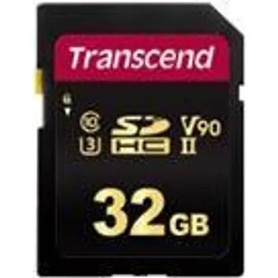Transcend 700S - Flash-Speicherkarte - 32GB - Video Class V90 / UHS-II U3 / Class10 - SDXC UHS-II (TS32GSDC700S)
