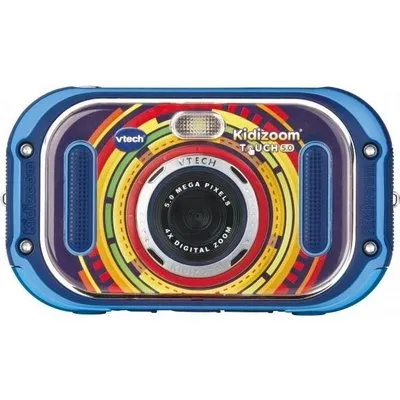 VTech Kidizoom Touch 5.0 - Digitalkamera - Kompaktkamera mit digitale Wiedergabe / Sprachaufnahme - 5.0 MPix - Blau