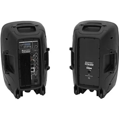 Omnitronic 11038759 Lautsprecher 2-Wege Schwarz Verkabelt & Kabellos 150 W (11038759)