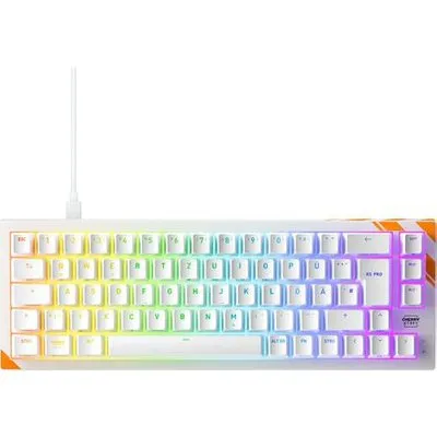 Cherry K5 Pro TMR Compact Gaming Tastatur QWERTZ DE Magnetic Switch 65% Orange/Weiß (G8E-24200LACADE-0)