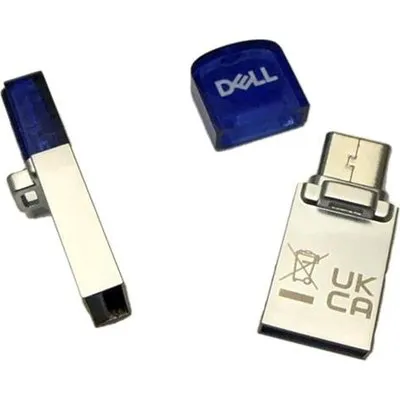 DELL AD564595 USB-Stick 128 GB USB 3.2 Type-A/C Dual Blau Silber