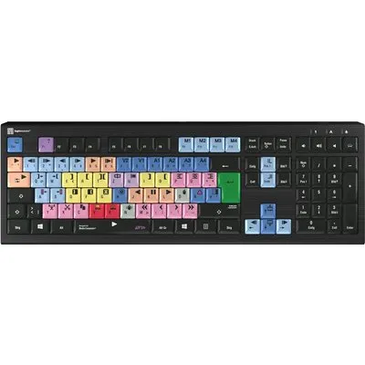 Logickeyboard LKB-MCOM4-A2PC-DE Tastatur USB QWERTZ Deutsch Schwarz (LKB-MCOM4-A2PC-DE)