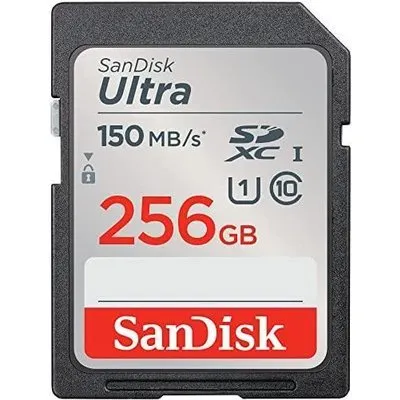 SanDisk Ultra 256 GB SDXC UHS-I Klasse 10 (SDSDUNC-256G-GN6IN)