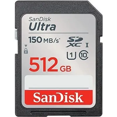 SanDisk Ultra - Flash-Speicherkarte - 512GB - Class 10 - SDXC UHS-I (SDSDUNC-512G-GN6IN)