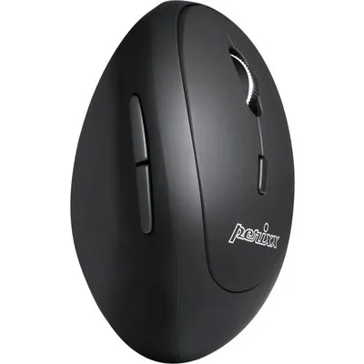 Perixx PERIMICE-819, ergonimische vertikale Maus, silent click, Multi-Device, schwarz (PERIMICE-819)