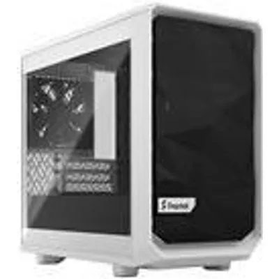 Fractal Design Meshify 2 Nano - Mini-ITX Tower (gehärtetes Glas) - keine Spannungsversorgung (ATX) - weiß - USB/Audio (FD-C-MES2N-02)
