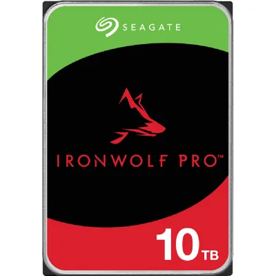 Seagate IronWolf Pro ST10000NT001 - Festplatte - 10TB - intern - 3.5 (8,9 cm) - SATA 6Gb/s - 7200 U/min - Puffer: 256MB - mit 3 Jahre Seagate Rescue Datenwiederherstellung (ST10000NT001)