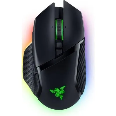Razer Basilisk V3 pro - Maus - ergonomisch - Für Rechtshänder - optisch - 11 Tasten - kabellos - Bluetooth (RZ01-04620100-R3G1)