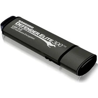 Kanguru Defender Elite300 - 128GB USB-Stick USB Typ-A 3.2 Gen 1 (3.1 Gen 1) Schwarz - Grau (KDFE300-128G)
