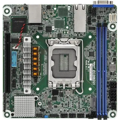 ASRock EC266D2I Mainboard mini-ITX Intel C266 LGA 1700 DDR5 bis 32 GB