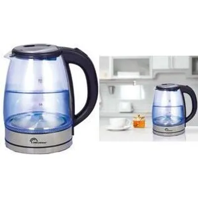 Little balance Wasserkocher Verre Design, 1,8 Liter, Glas aus Borosilikatglas, Edelstahl und Kunststoff, 1-Hand - 1 Stück (LB 8520)
