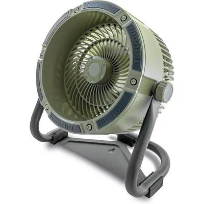 Unold 86656 Outdoor Akku-Ventilator gn 10W 4 Geschwindigkeitsstufen Ã18,5cm (86656)