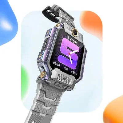 imoo Watch Phone X10 grau Kinder Smart-Watch (imoo-X10-Silver)