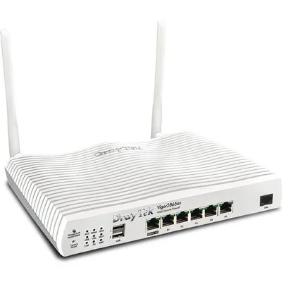 Draytek Vigor 2865ax WLAN-Router Gigabit Ethernet Dual-Band (2,4 GHz/5 GHz) Weiß (v2865ax-B-DE-AT-CH)