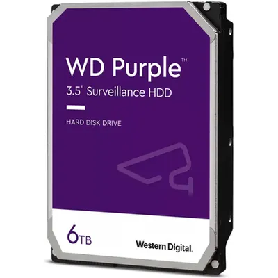 WD Purple WD63PURZ - Festplatte - 6TB - intern - 3.5 (8,9 cm) - SATA 6Gb/s - Puffer: 256MB (WD63PURZ)