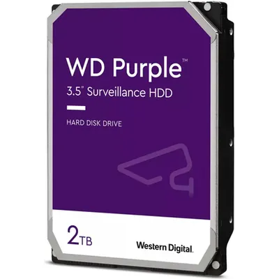 WD Purple WD22PURZ - Festplatte - 2 TB - intern - 3.5 (8.9 cm) - SATA 6Gb/s - Puffer: 256 MB
